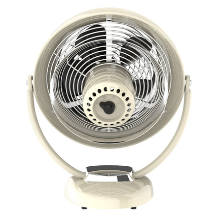 Vintage-style fan on a white background
