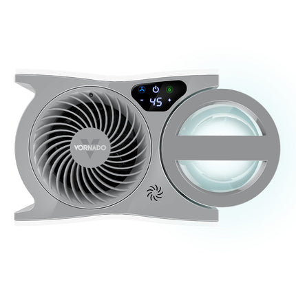 Vornado humidifier with digital display on a white background