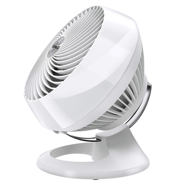 White fan on a white background
