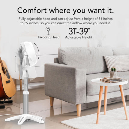 6803DC Energy Smart Medium Pedestal Air Circulator