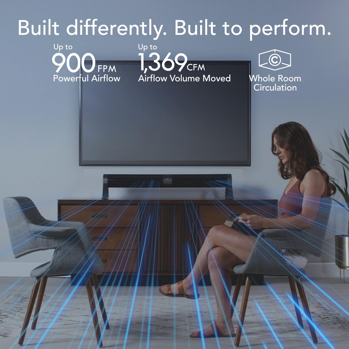 Airbar® 6 Vertical or Horizontal Tower Fan – Vornado Air