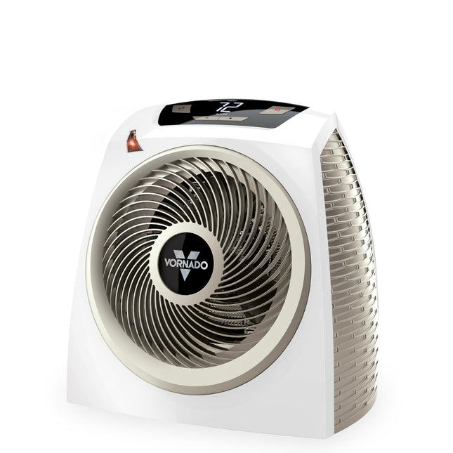 White Vornado heater on a white background