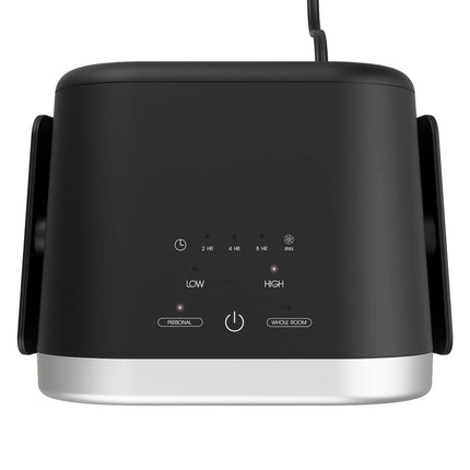 Vornado ceramic heater top view on a white background
