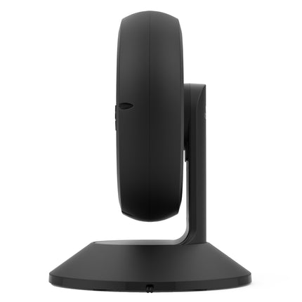 Black blower fan on a white background