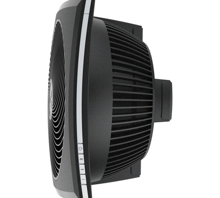 Black fan on a white background