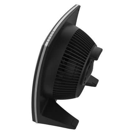 Black fan on a white background