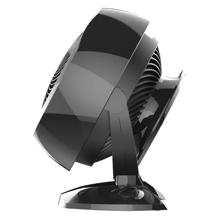 Black and silver fan with 'Vornado' logo on a white background