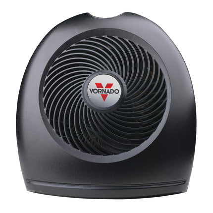 black vornado heater on a white background