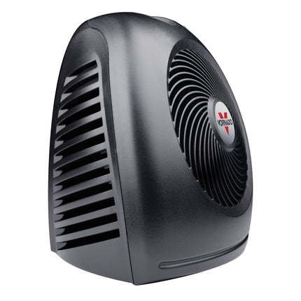 black vornado heater on a white background