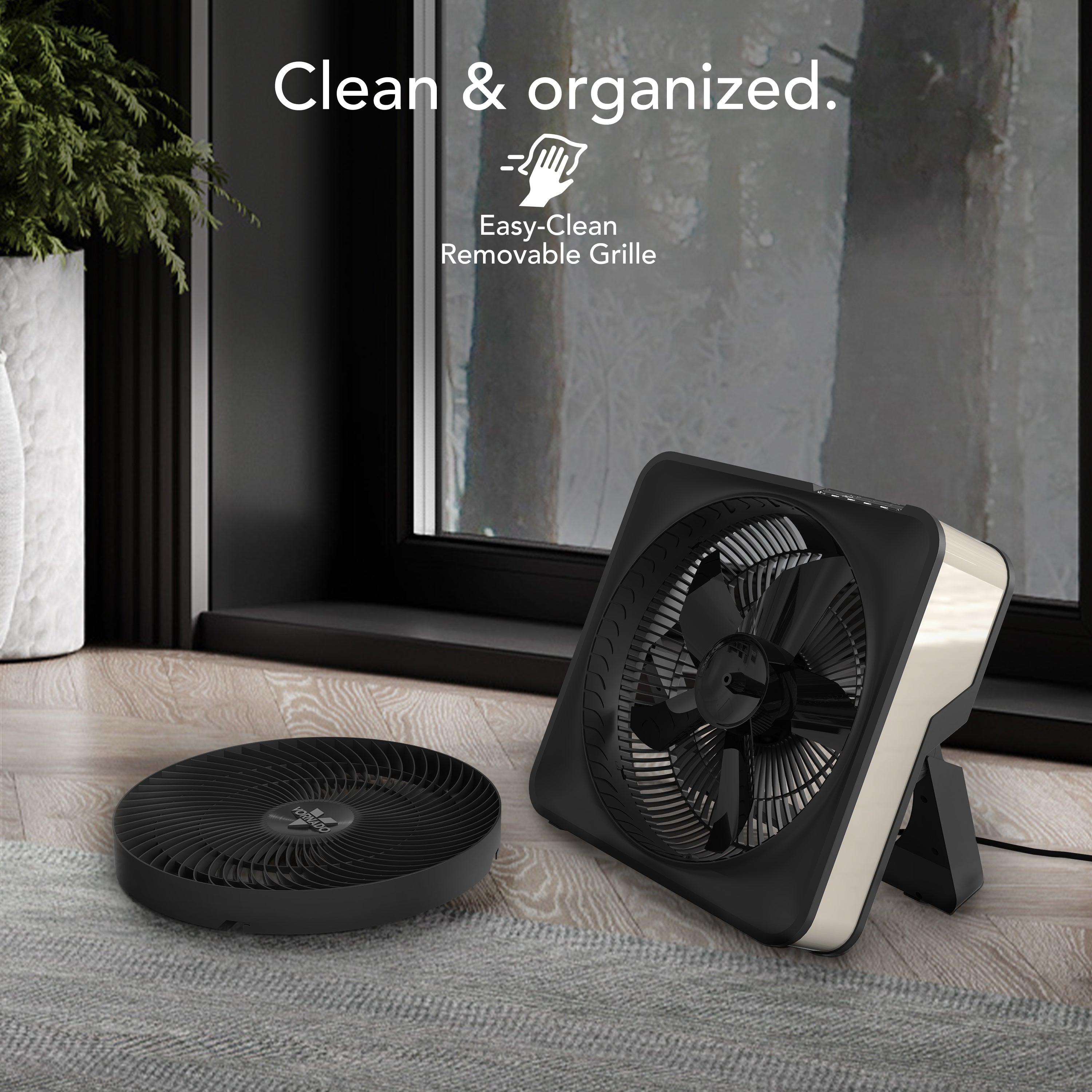 Model 80X High-Velocity Box Fan with Kickstand