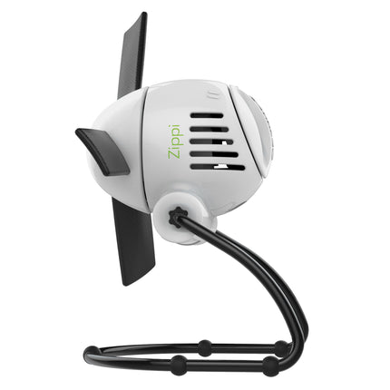 White and black device with 'Zippi' branding on a white background