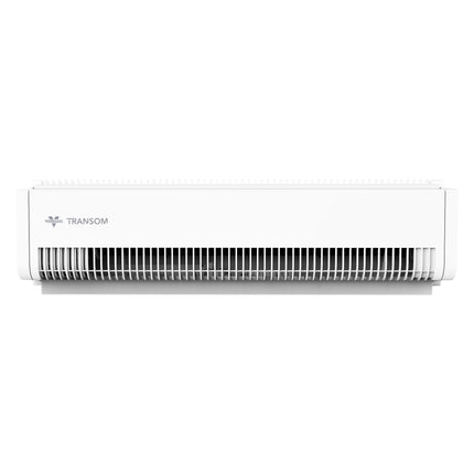 Back view of Transom white window fan on a white background