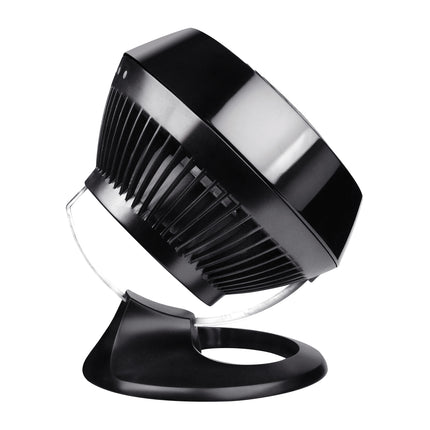 Black fan on a white background