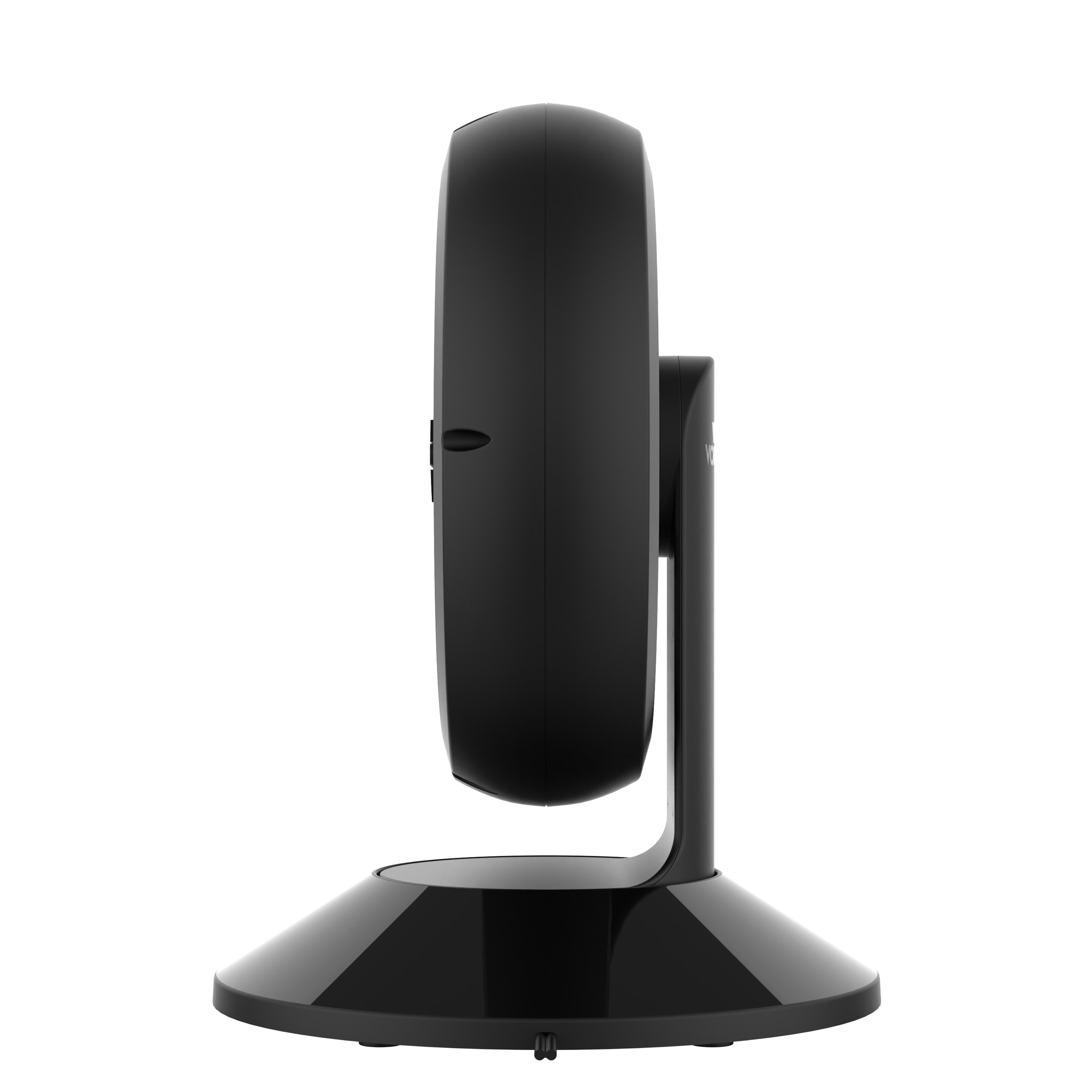 Black fan on a white background