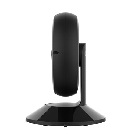 Black fan on a white background