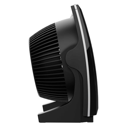 Black fan on a white background