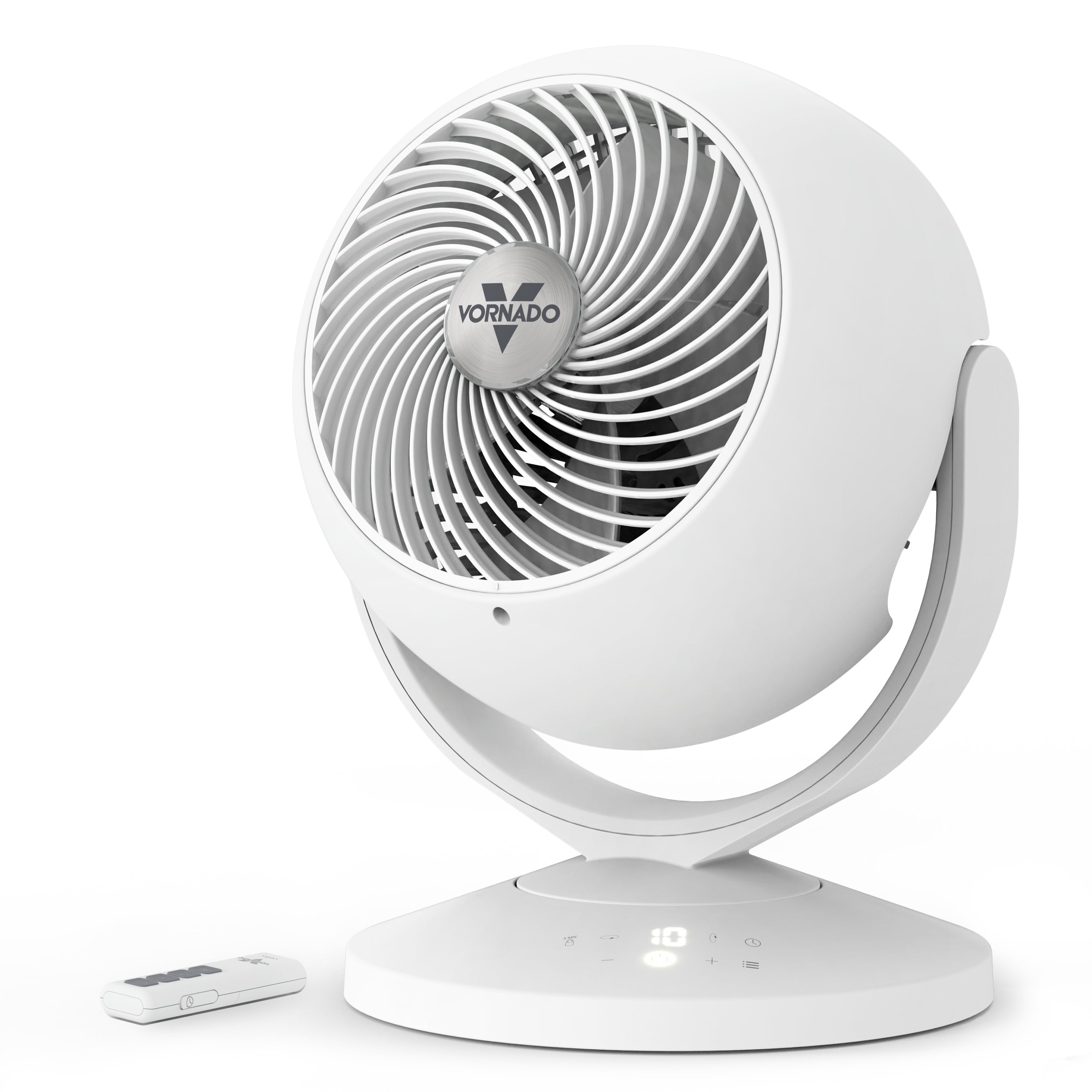 White Vornado fan on a white background