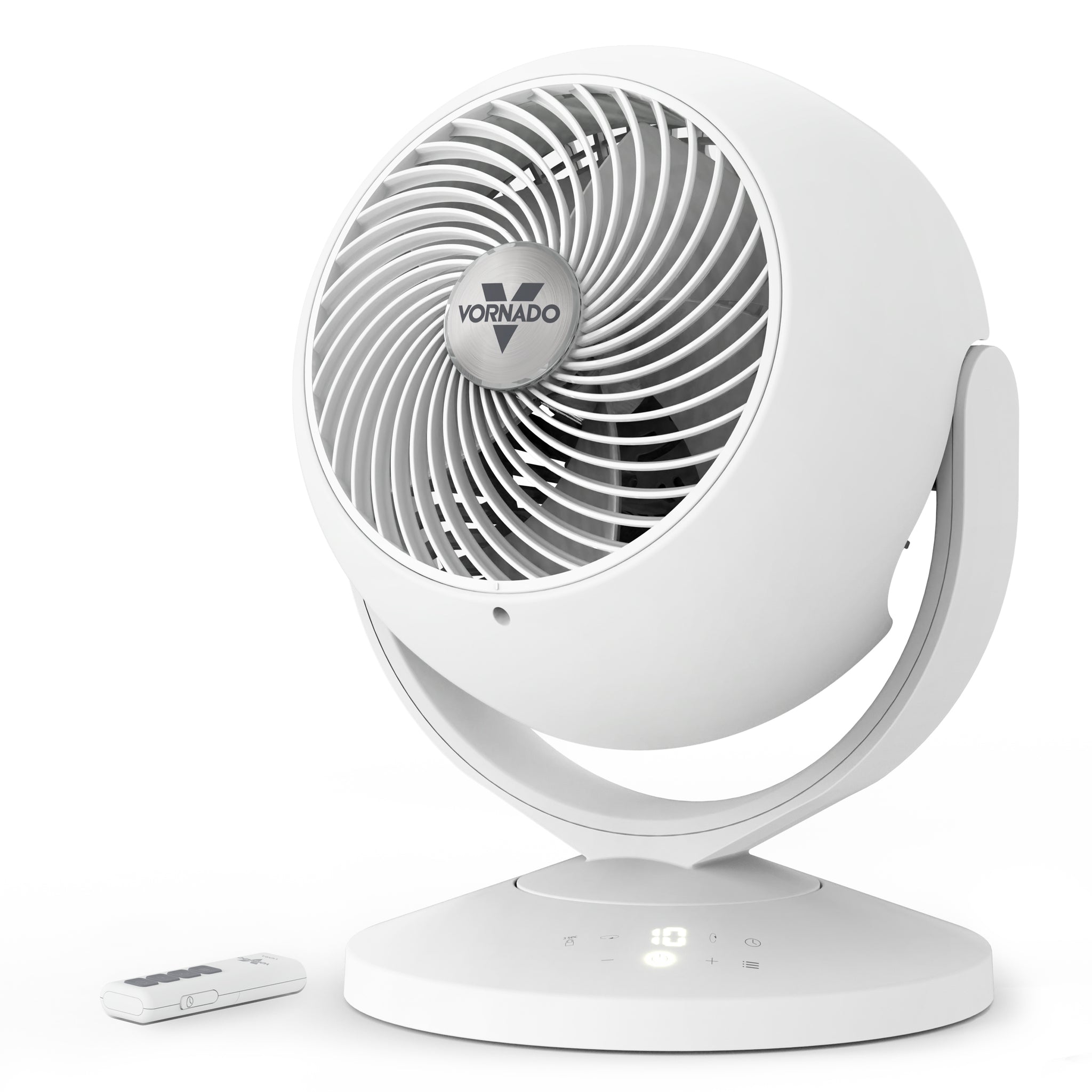 White Vornado fan on a white background