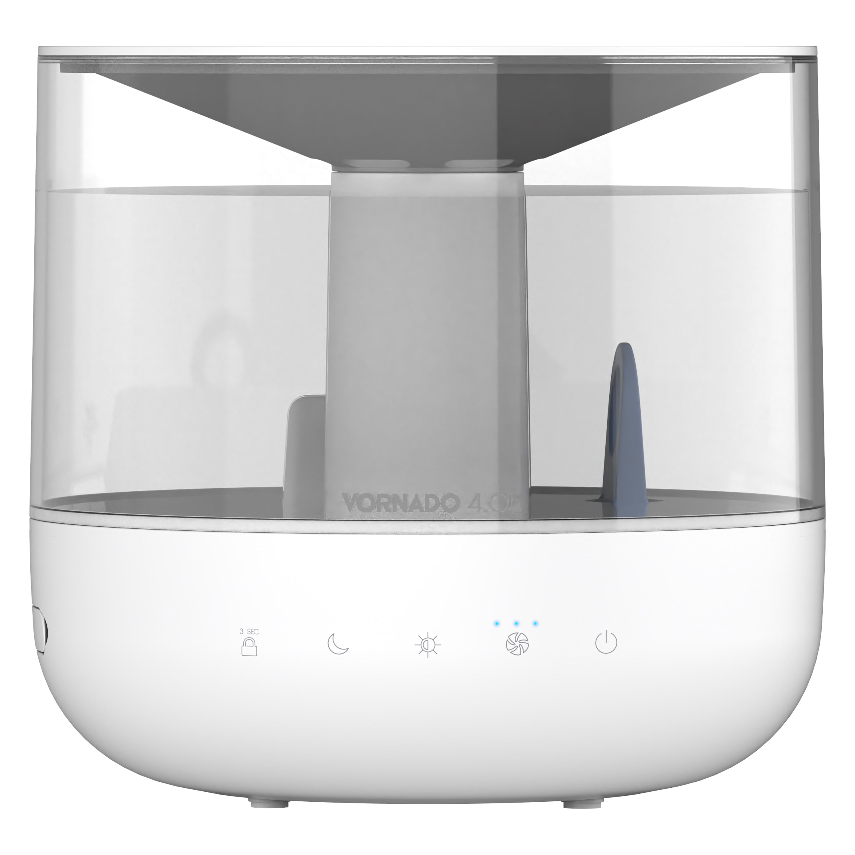 Vornado white humidifier on a white background