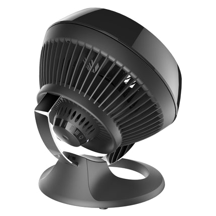 Black fan on a white background