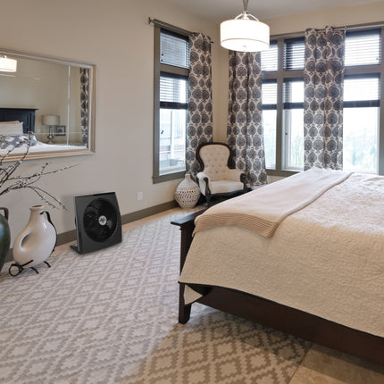 279T in a bedroom at end of bed.