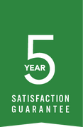 5 Year energy efficient banner.