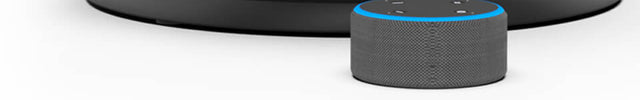 660 AE large air circulator base and a Alexa Echo Dot and a separate view  control buttons on top of head