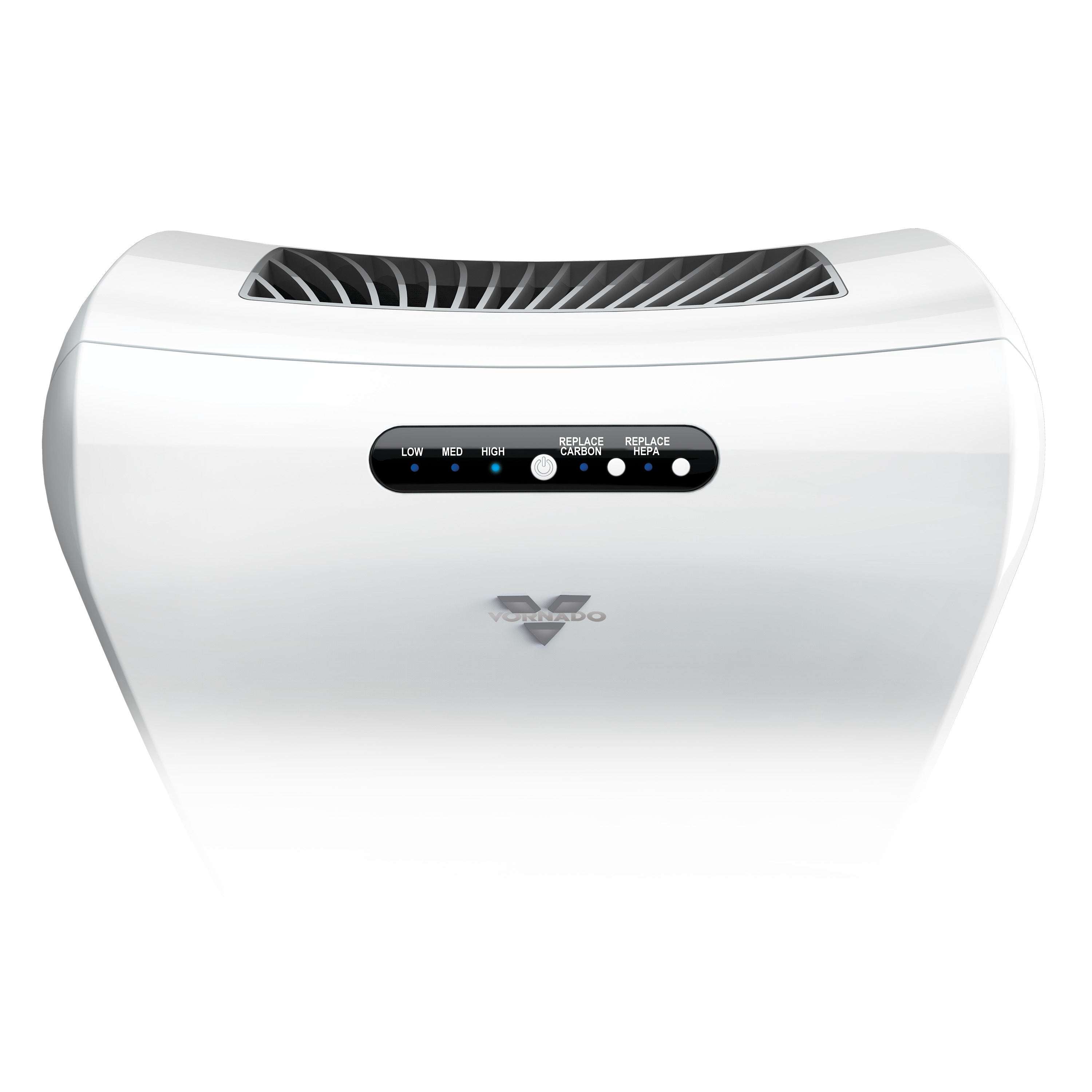 AC350 on a blank background top view of digital controls