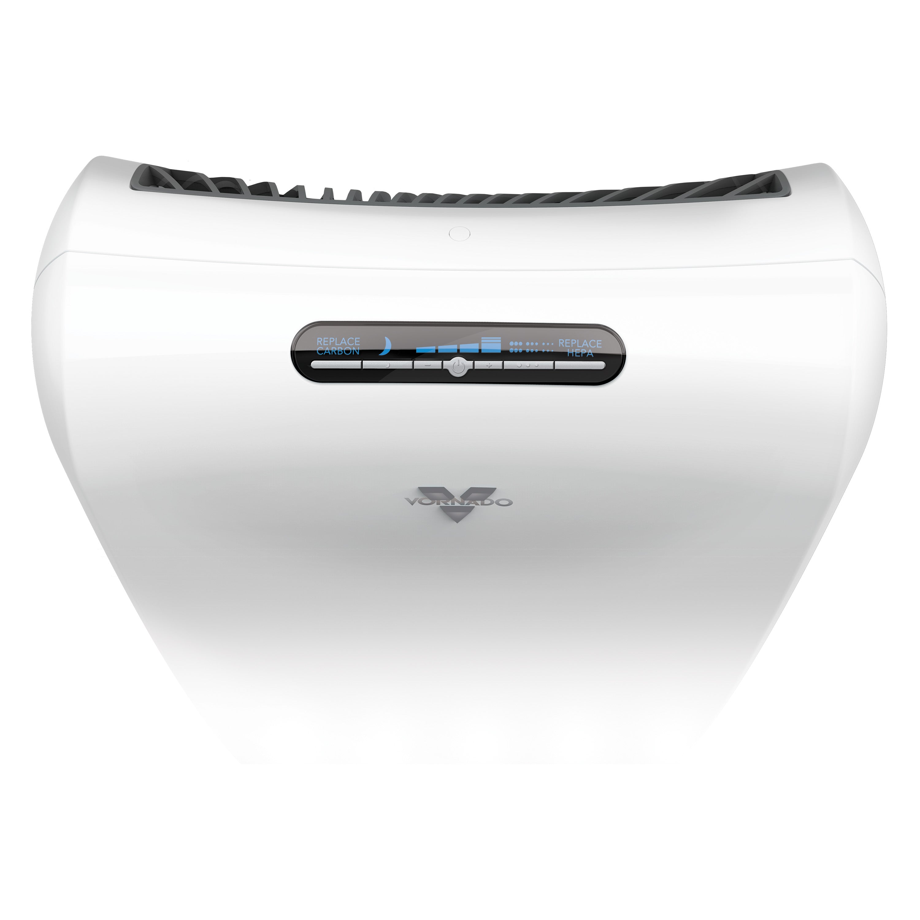 AC550 on a blank background top view showing digital controls