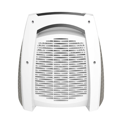 White space heater on a white background