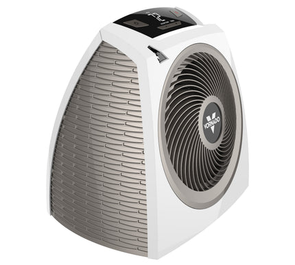 AVH10 heater on a blank background side view angled forward