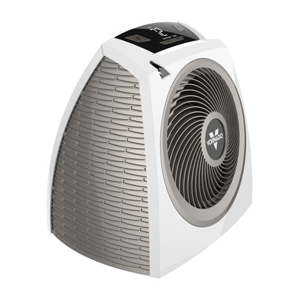AVH10 heater on a blank background side view angled forward