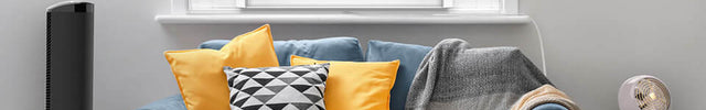 Circulator collection lineup showcasing VORA 8, VFAN Mini Classic, Portal window circulator, and a Vornado tower fan.