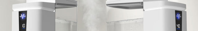 Humidifier collection lineup showcasing Mistic 4, Mistic 6 , and Mistic 8.