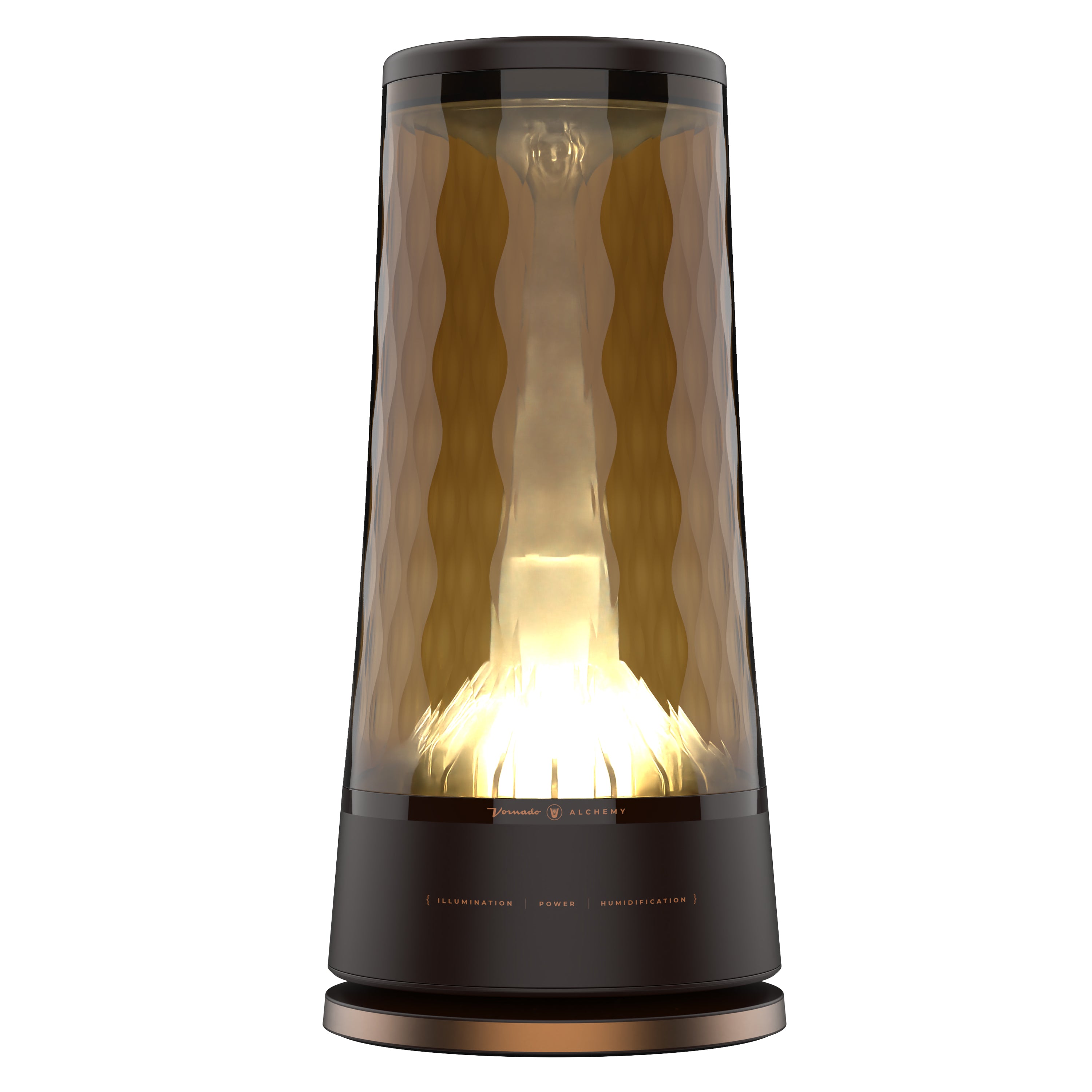 Lucerna 2 Humidifier on a blank background front view of touch controls
