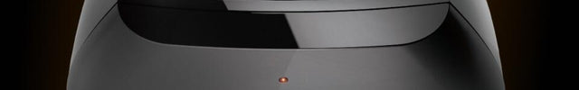 Top view of MVH heater showing the mechanical thermostat dial, 3 heat settings, and power button.