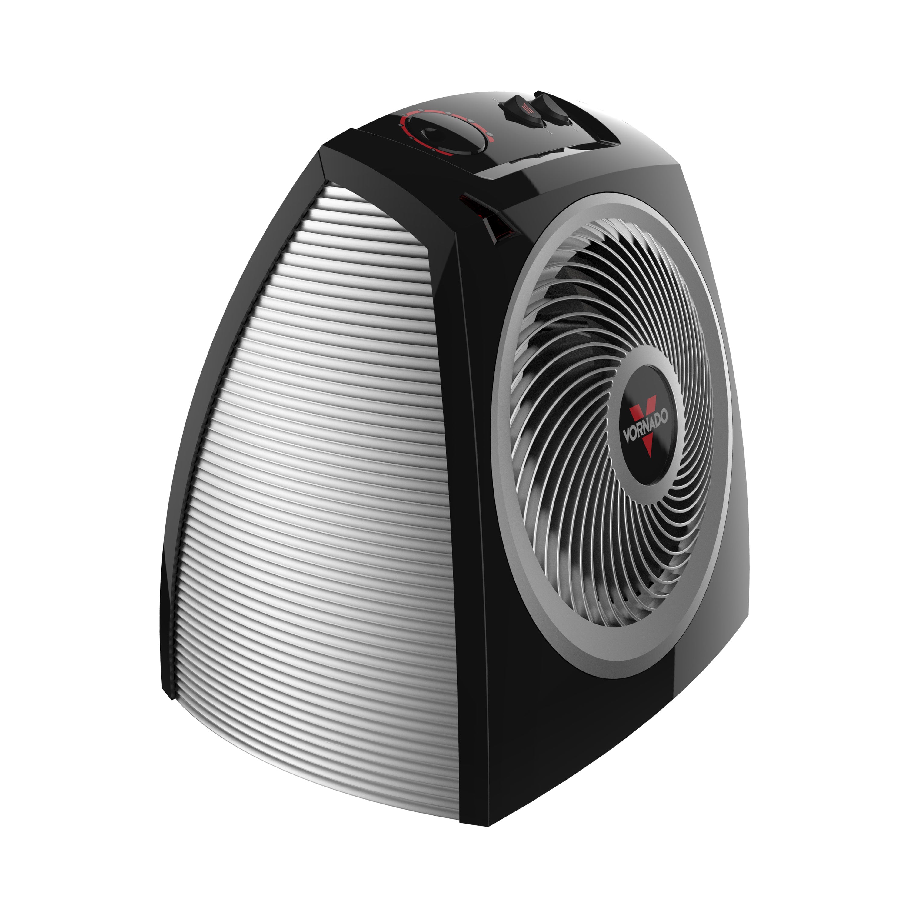 VH10 heater on a blank background side view angled forward