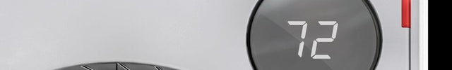 Close up of VMHi500's Digital thermostat