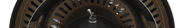 View of VHEAT's control dial and switch.