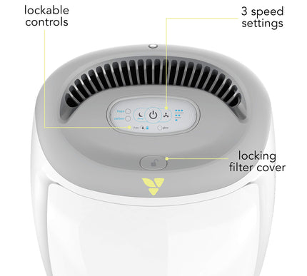 Purio Nursery Air Purifier with True HEPA Filtration