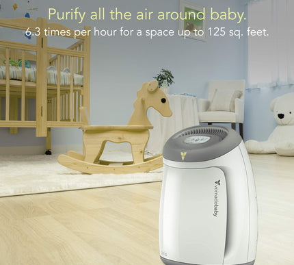 Purio Nursery Air Purifier with True HEPA Filtration