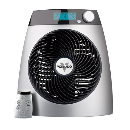 iControl heater with remote on a blank background
