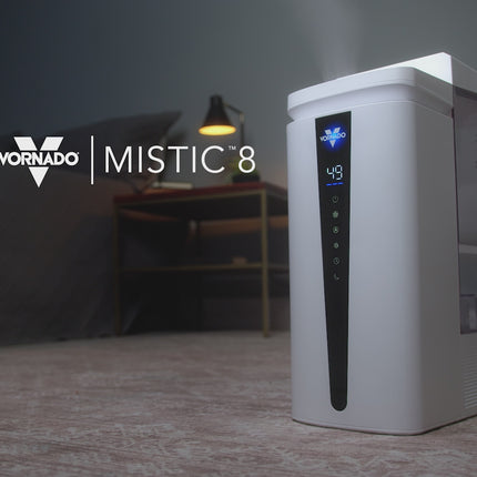 Product video going over the product features for the Vornado Mistic 8 humidifier.