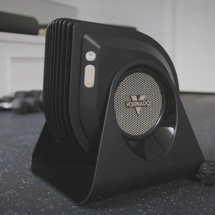 Video showing the feature images of the Vornado Fly Max whole room air circulator