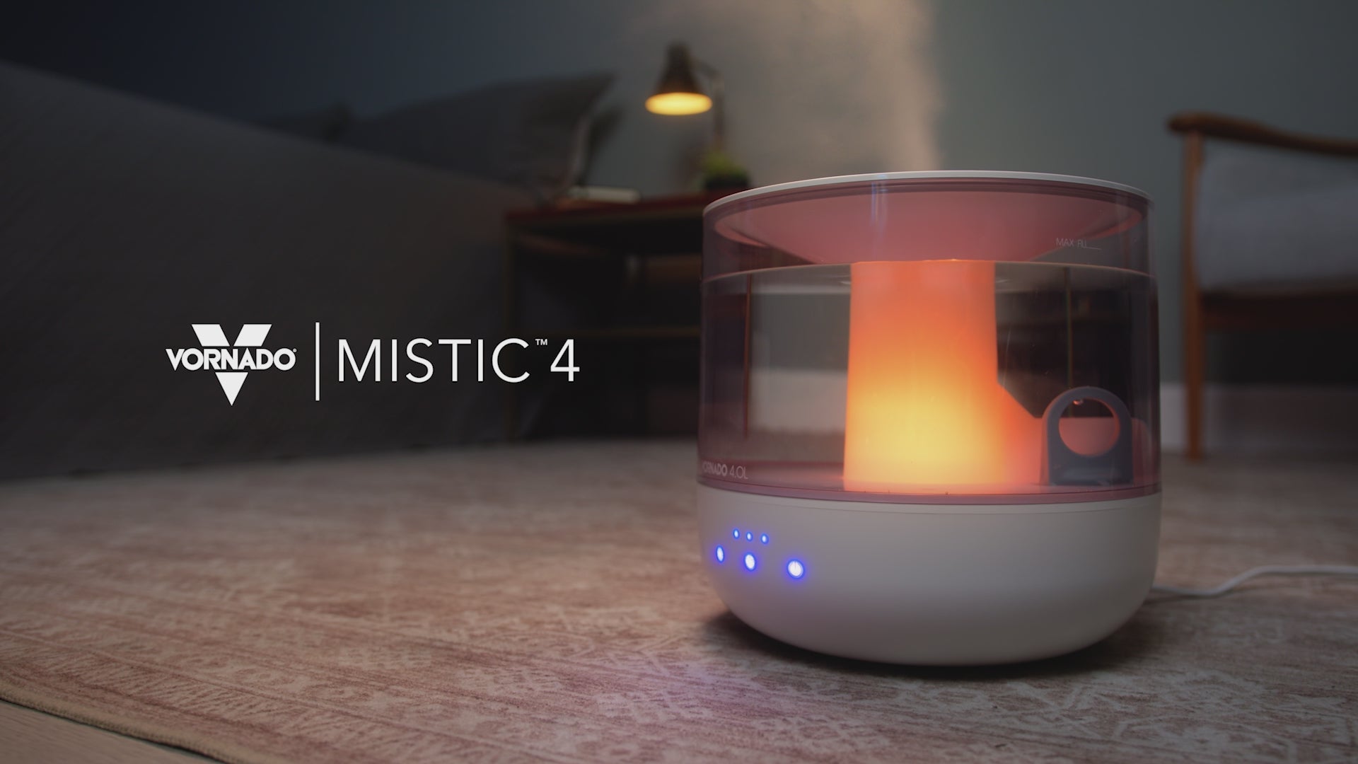 Product Video for the vornado mistic 4 with the video highlighting product features.