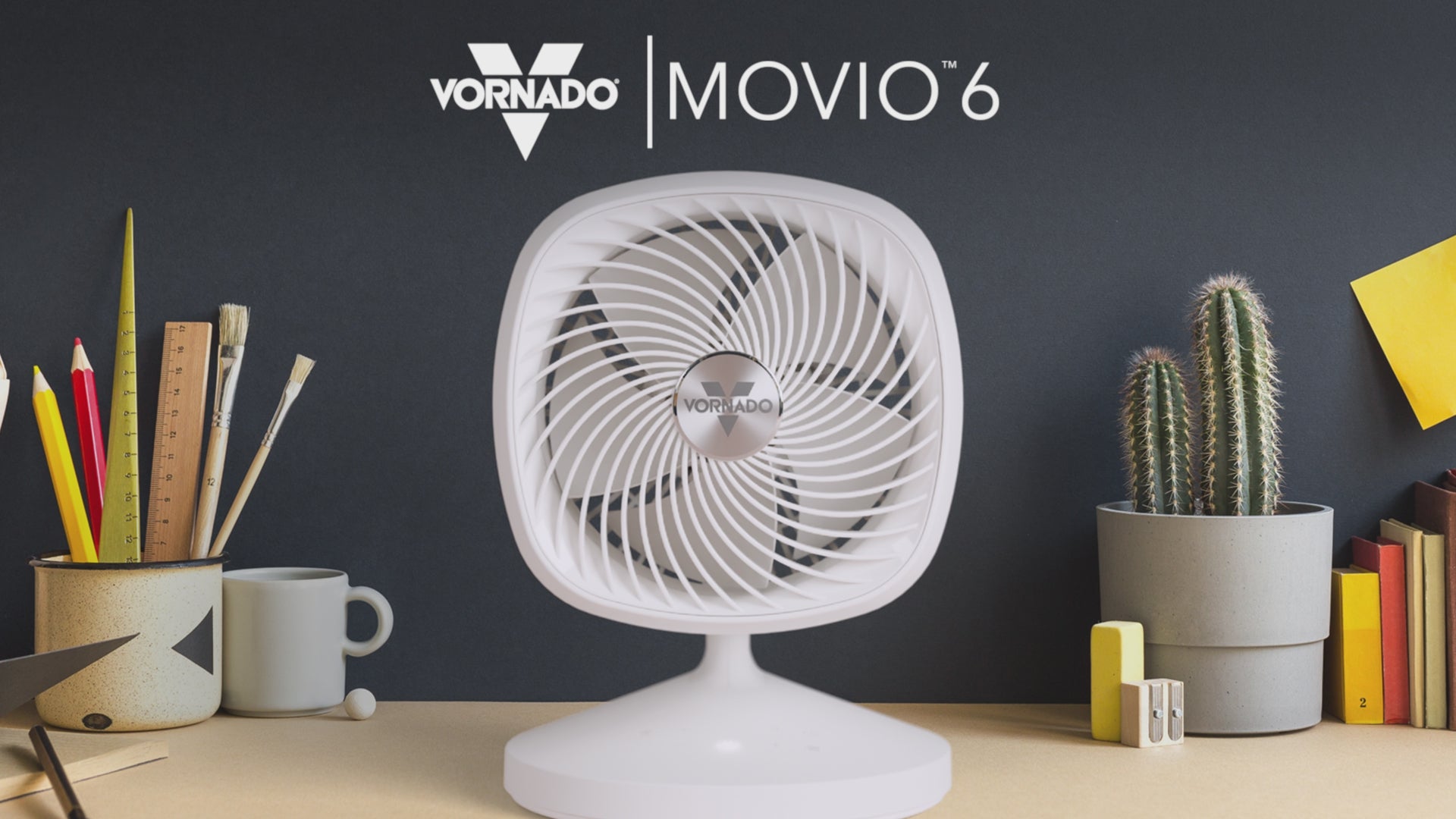 Video showing Product features for the Vornado Movio 6 Small Air Circulator.