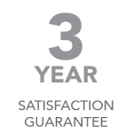Grey 3 Year Satisfaction Guarantee icon