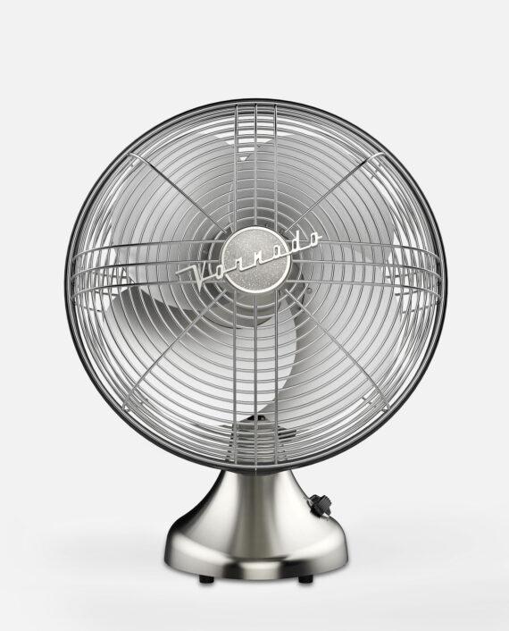 Front view of a Silver Swan Vintage Oscillating fan
