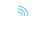 Alexa Echo Dot with wifi signals icon