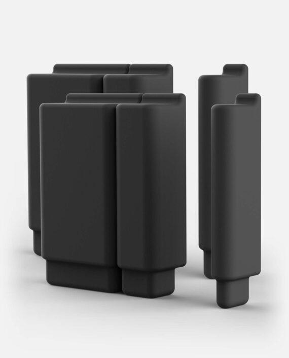 Black AP1 0003 Soft-Fit Modular Foam Blocks TRANSOM Window Air Circulator